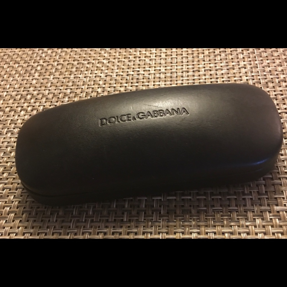 Dolce & Gabbana Leather Eyeglass Case